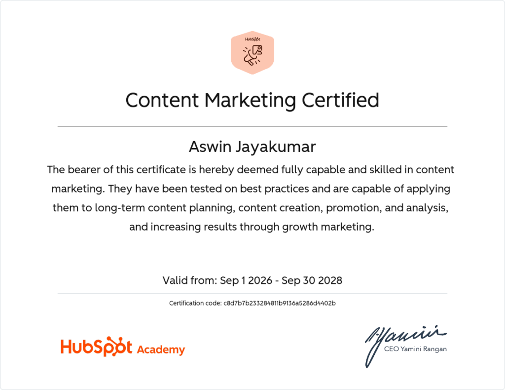 Hubspot Content Marketing