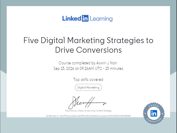 Linkedin certification